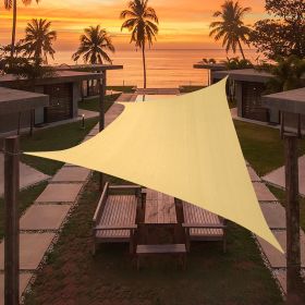 Artpuch Custom Size Sand Sun Shade Sail Triangle Canopy 185 GSM Durable Fabric UV Block Awning for Outdoor Patio Garden Backyard (Customized Avai (size: 06'x23')